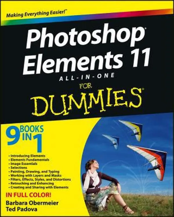 USED Book - Photoshop Elements 11 All-In-One for Dummies by Barbara Obermeier (Paperback) - english