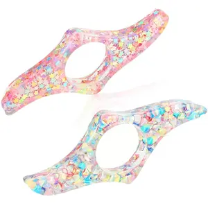 Transparent Thumb Book Holder, 1 Count Thumb Ring Book Page Holder, Personalized Thumb Bookmark, Book Accessories for Teachers & Book Lovers