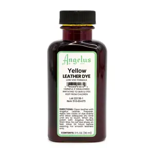 Yellow Low VOC Leather Dye