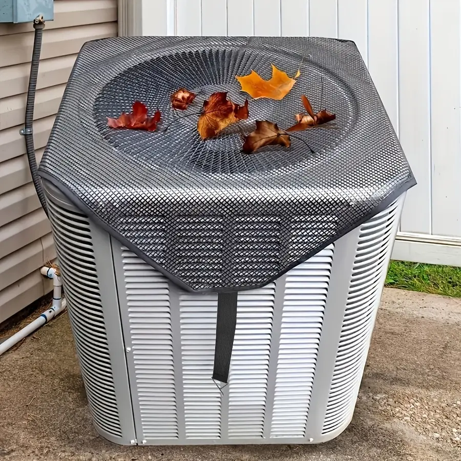 Central Air Conditioner Covers for Outside 28''x 28'' Mesh AC Dust Covers for Outside Unit Breathable AC Conditioning Condenser Compressor Cover Top Universal Defener for All Season