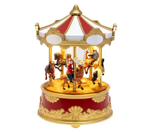Mr. Christmas 5.75" Animated & Musical Carousel