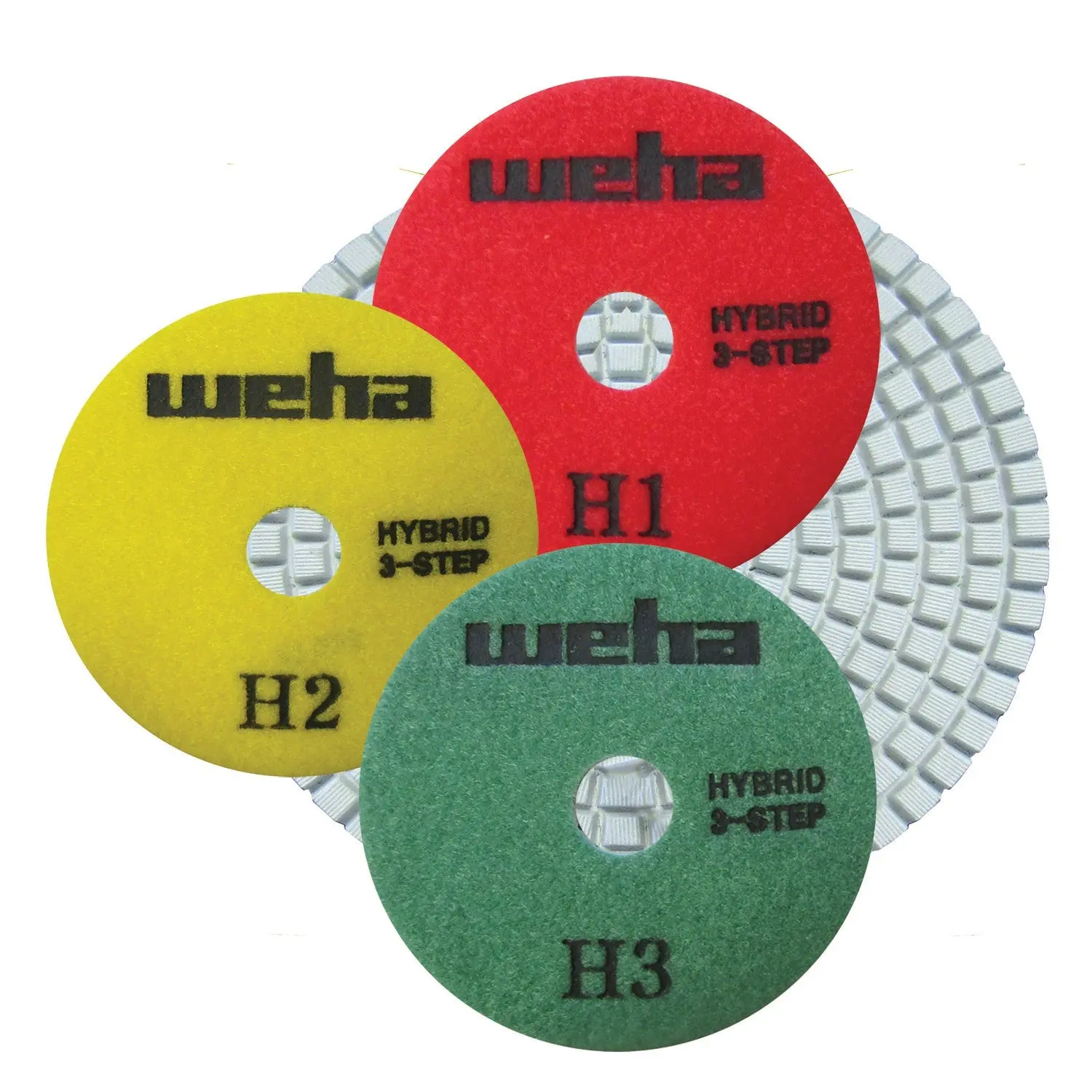 Weha 3 Step Hybrid Diamond Polishing Pads