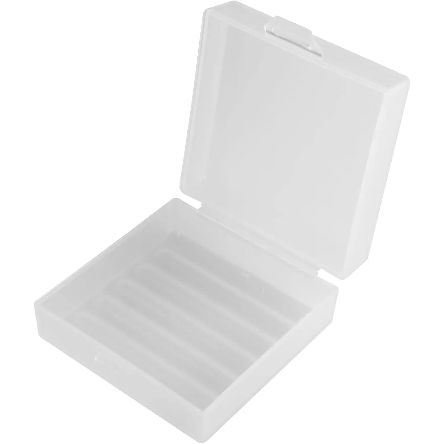 Square Soap Dishes Holder for Shower Travel Soap Container with Lid Lightweight  Soap Box for Dr. Squatch Men's Soap Bar for Traveling Toiletry Gym Bathroom (Clear)