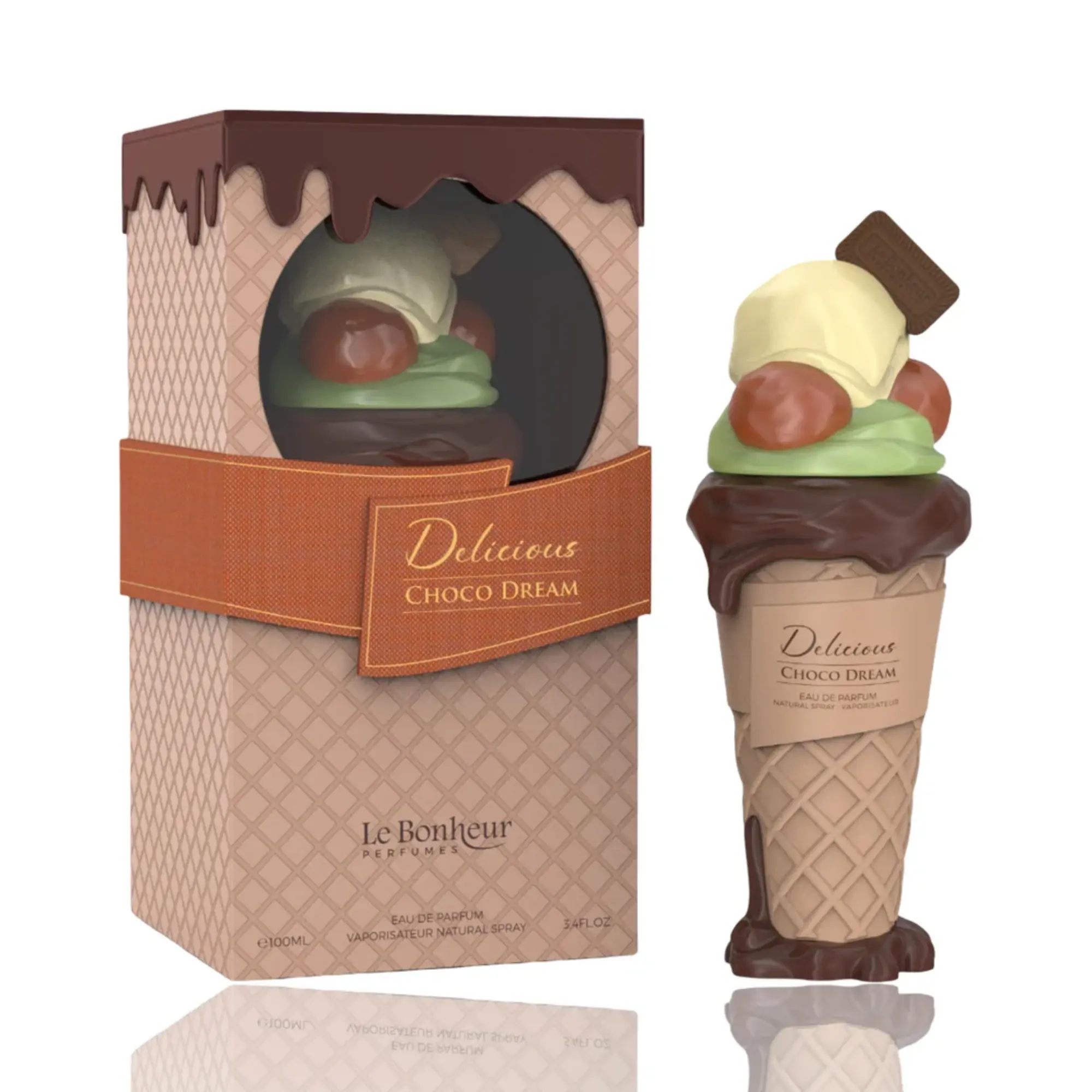 Delicious Choco Dream By Le Bonheur Eau De Parfum 100 ML (3.4 FL OZ) Unisex