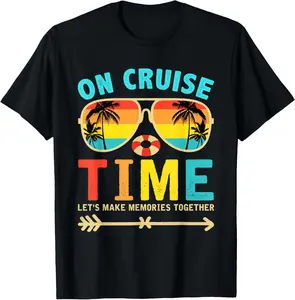 100% Cotton On Cruise Time Cruise Squad Summer Vacation Matching Family T-Shirt