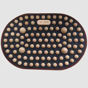 Solid Wood Acupressure Board, Indoor Foot Massage Pad, Slow Running Mat, Reflexology Tool, Natural Meridian Therapy, Home Wellness Device