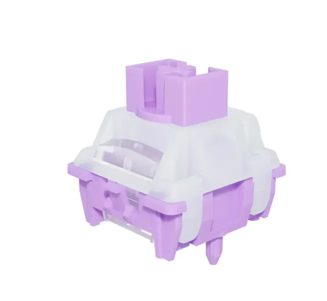 GATERON Magnetic Orchid Hall Switch for Keyboards - Wall Stem, Full POM Plastic Linear, Factory Pre-Lubed, Adjustable Pre-Travel, Linear Travel, Uniform Glow for Hall-Effect Kbs Gamers & Typists