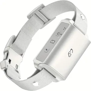 Dog Barking Training Collar, Intelligent Barking Collar, Features 3 Adjustable Sensitivity Levels and 7 Intensity Beep Vibrations, Suitable for Large, Medium, and Small Dogs, Automatic Anti-Bark Training Collar, Humanized Design, No Batteries Needed