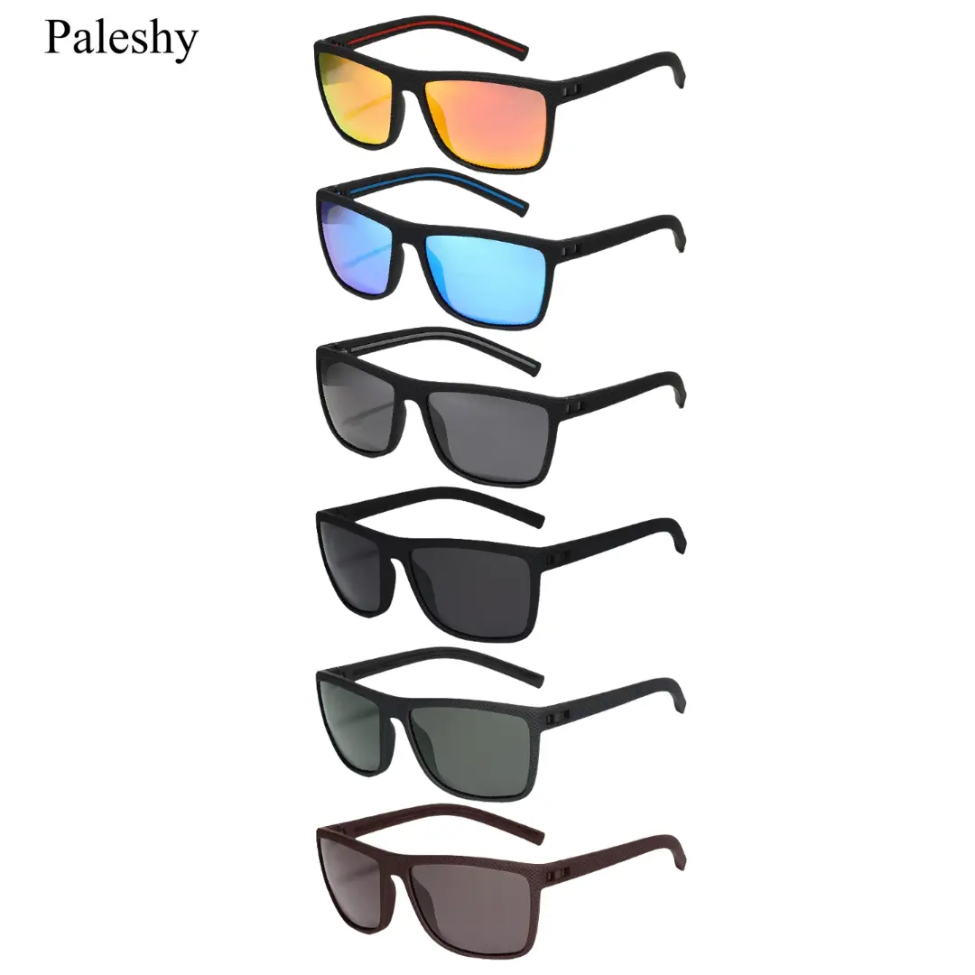 Paleshy Polarized Sunglasses for Men and Women, Trendy Casual Rectangle Frame with Tinted Lenses for Fishing and Outdoor Adventures, Sunglasses For Women, Men's Sunglasses