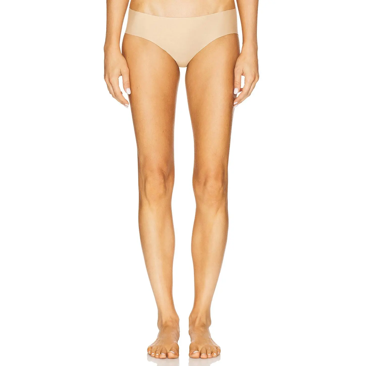 Commando Cotton Bikini in Beige