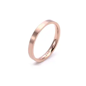 RG101RG B.Tiff Rose Gold Stacking Ring [Thin Band]
