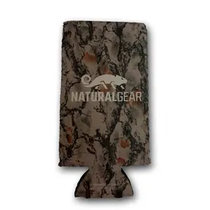 Natural Camo Slim Can Cooler