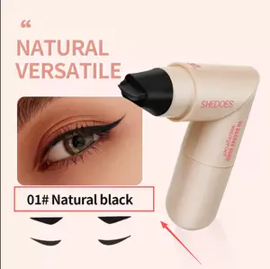 Rotating eyeliner stamp pen — dual-ended wing-shaped stamp design; waterproof, long-lasting wear, resists smudging; creates refined cat-eye and sharp tail lines in one stroke; long-lasting hold that doesn’t fade; beginner-friendly liquid eyeliner pen.