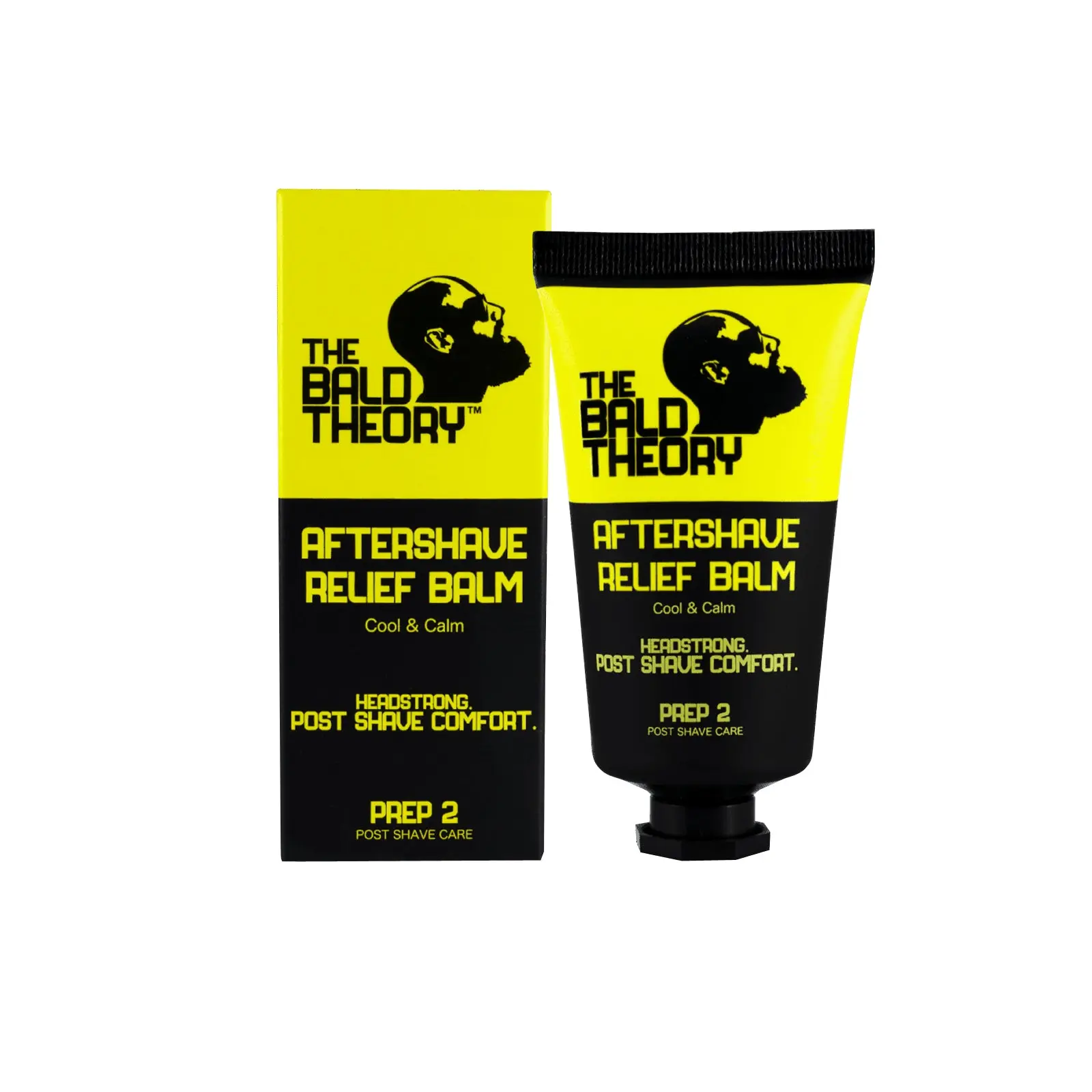 The Bald Theory Aftershave Healing Balm, Instant Calms & Soothes Skin, Tea Tree Oil Redness Reducer, Mint Oil Cools & Soothes, Salicylic Acid Prevents Ingrown Hairs, Aloe Vera Relives Irritation.