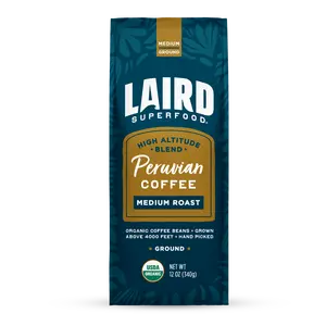 Organic Peruvian Medium Roast Ground Coffee Organic Peruvian Medium Roast Ground Coffee
