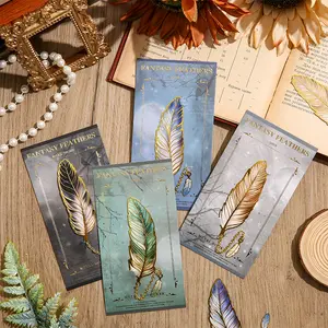 Four metal bookmarks with tassels, high-end, suitable for readers, teachers, students, and book lovers as birthday gifts.book accessories for home& office,&school