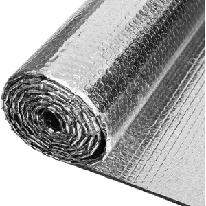 Double Reflective Insulation 48 in X 10 FT RV Window Insulation for Summer, Heat Reflective Window Film for Roof, Car, Garage Doors