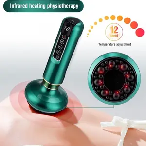Electric Vacuum Cup Massager Machine, Multi-Function Electric Suction Cups, Body Scratching Tool, USB Charger, Home Massage Gift