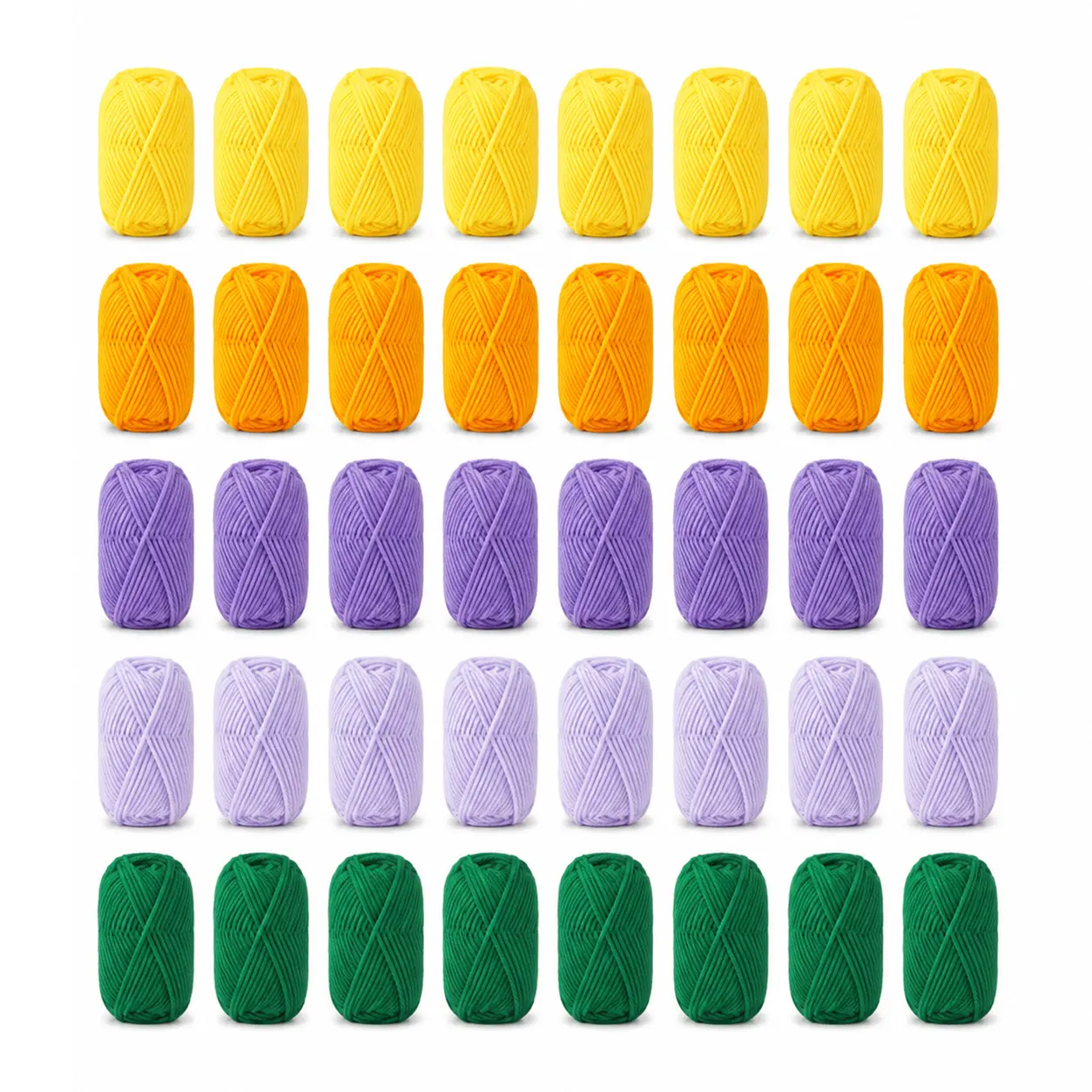 40 Skeins 100% Acrylic Yarn Pack, 1000g Soft Multicolor Crochet & Knitting Yarn for Amigurumi and Granny Squares with Hooks, Needles & Stitch Markers