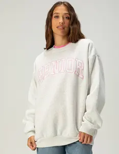 HAPPY CAMP3R Senior Womens Crewneck Sweatshirt