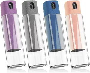 4 Pack Screen Cleaner 3-in-1 Touchscreen Mist Cleaner Spray and Microfiber Cloth Built-in Cleaning Solution Portable Reusable Fingerprint-Proof Spray Bottle for Phone Laptop iPad TV Monitor Car Screen