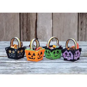 Halloween Baskets Plastic Canvas Kit