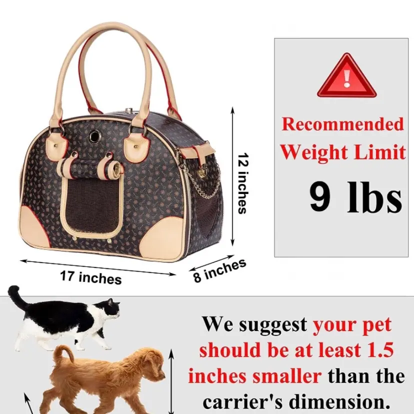 Adriene’s Choice Luxury Pet Carrier.