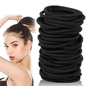 Large Stretch Hair Ties, 30pcs/set Durable Hair Bands, Ponytail Holders, Elastic Tie Band, Hair Styling Accessories for Thick Heavy and Curly Hair, Elastic Hair Accessory