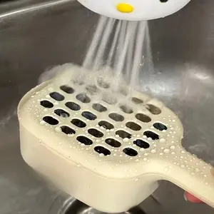 Mini Fruit Strainer Basket with Handle, Durable Plastic Kitchen Filter, Suitable for Cherries and Blueberries, Easy Clean, Utensils