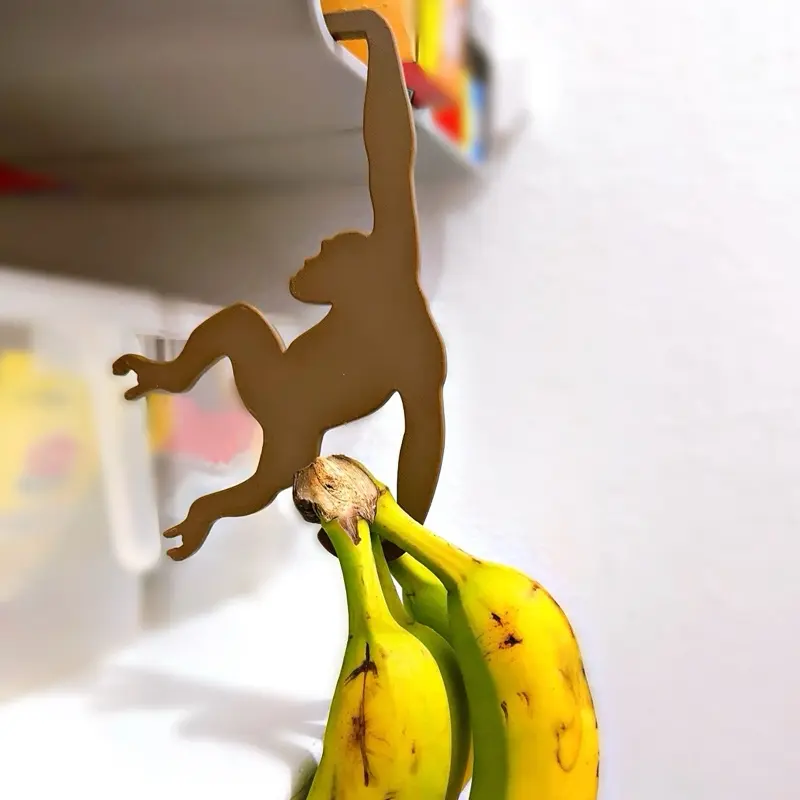 Monkey Banana Hanger | Monkey Kitchen Decor | Funny Holiday Fruit Holder | Pantry Storage