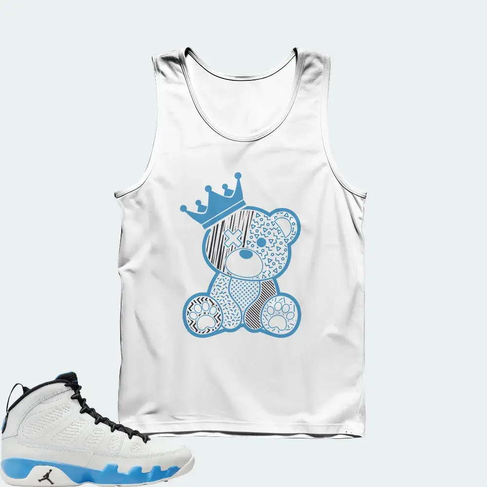 Air Jordan 9  Powder Blue Matching Tank Top (King Ted)