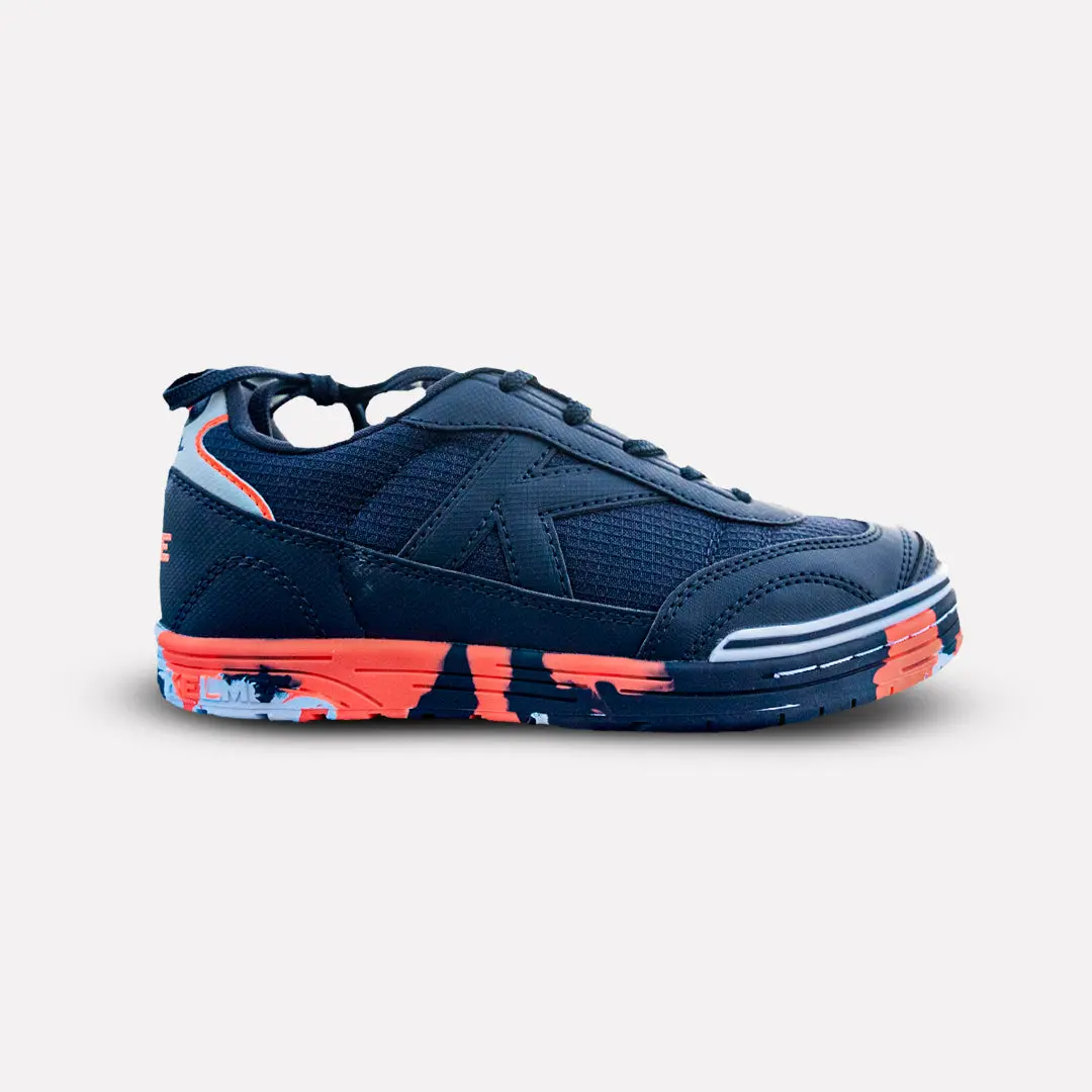 Kelme TRUENO LACE Men's Futsal Shoes – High Sole Extra Comfortable, Hand-Stitched Empowered Soccer Shoes, Flashy & Dynamic Style, Molds to Feet for Superior Performance on Futsal Courts (Sizes 4.5 US - 12)
