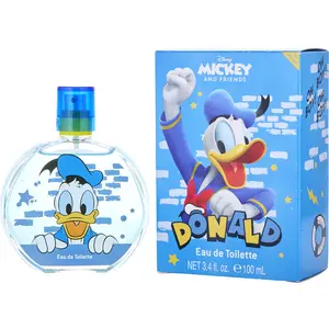 Disney Donald Duck Marine-Scented Spirited Joyful EDT Spray Bottle for Men, Everyday Wear Fragrance
