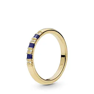 PANDORA Exotic Stones & Stripes Ring - Pandora Shine