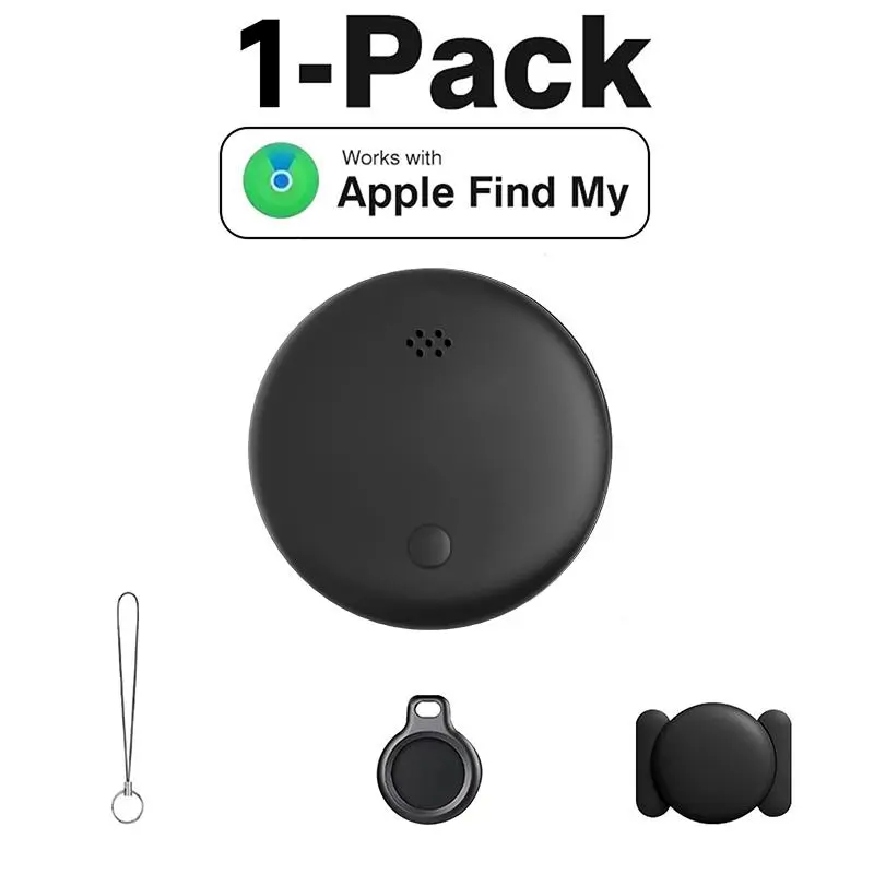 GPS Air Tags Compatible with iOS & Android, Bluetooth Tracker Waterproof, Works with Apple Find My & Google Find My Device App for Keys, Luggage, Backpack, Wallet, GPS Tracker for Kids, Pets, Bags