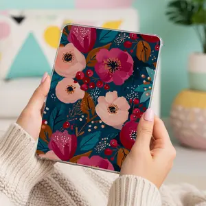 Whimsical Christmas Kindle Clear Case Insert, Decorative Cardstock for 11th & 12th Generation Paperwhite Colorsoft BUNA2