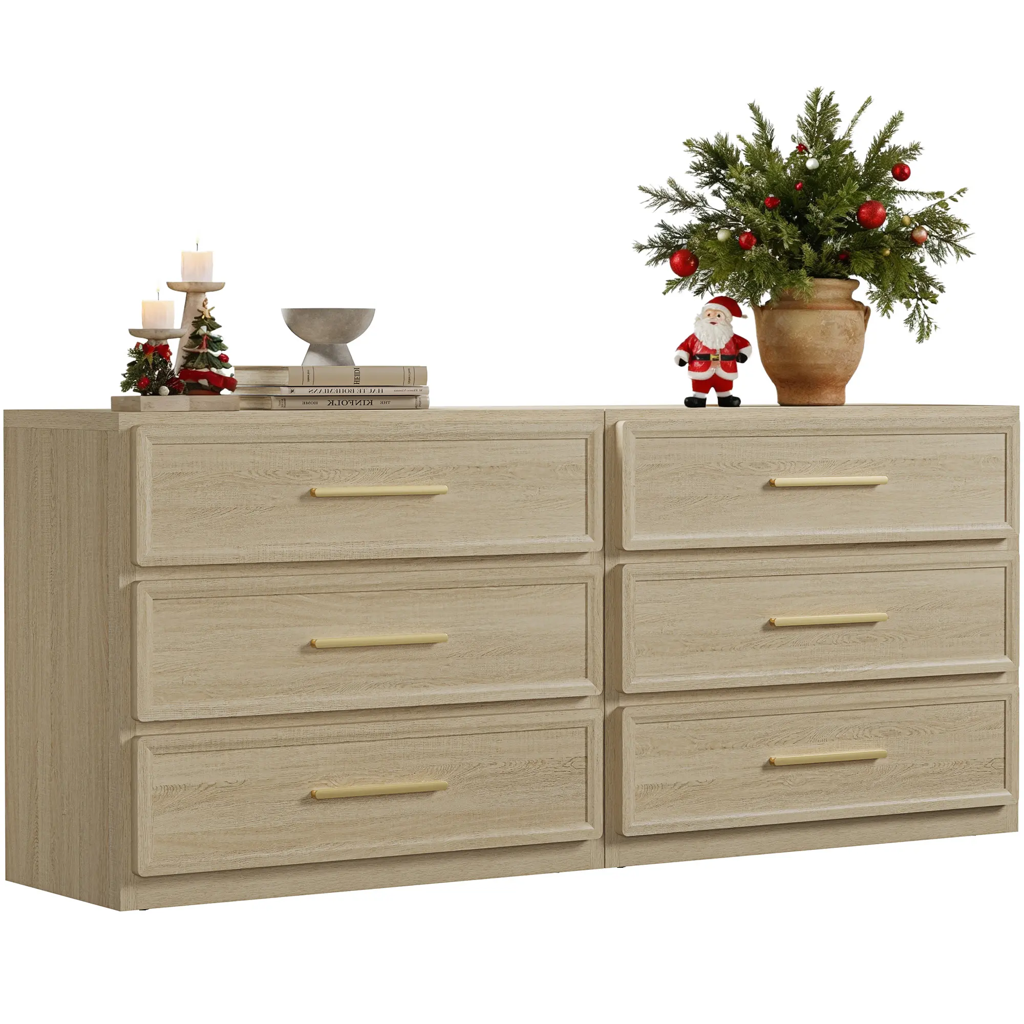 SICOTAS Night Stand Oversized Extra Large Nightstand Tall Bedside Side Table with 3 Drawers with Storage Modern End Table with Golden Handles Night Stands for Bedroom Sofa Couch Office