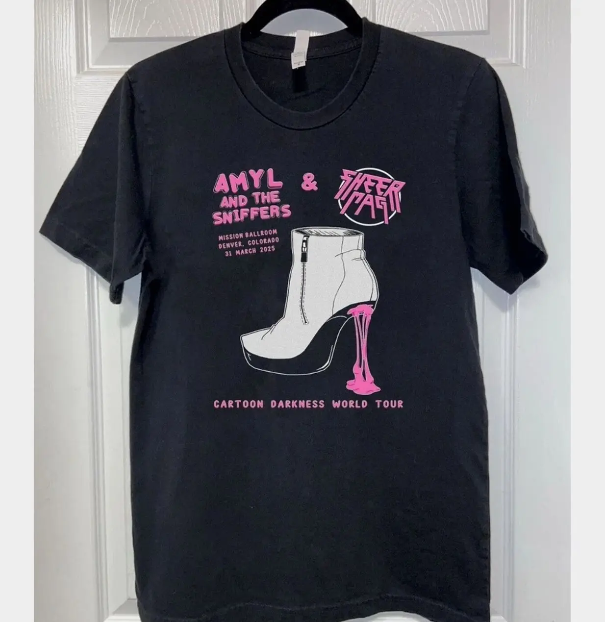 NEW Amyl and the Sniffers Band Darkness World Tour T Shirt All Size K