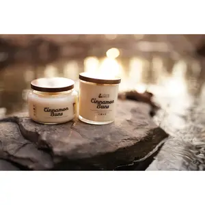 Cinnamon Buns Wooden Wick Candle