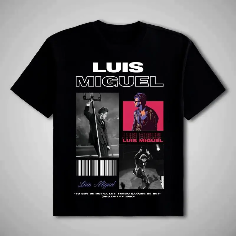 Luis Miguel Inspired T-Shirt, Vintage Latin Pop Graphic Tee, Music Legend Shirt, Retro Concert Fan Gift t10041673