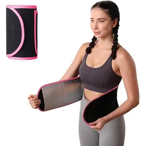 Women's Sweat-Enhanced Waist Trainer Trimmer, Fat Burning Technology, Elastic Support, Breathable Fabric, Multi-Scene Fit, Gym Workout Essential