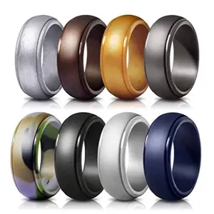 Durable Silicone Rings - Available in Various Colors and Designs, Ideal for Everyday Wear