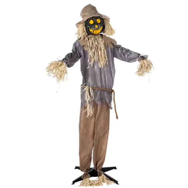 6 Ft Ghoulish Scarecrow Animated Prop