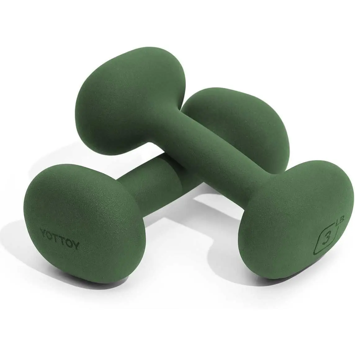 Weights Dumbbells Set for Women,2-15 Pound Dumbbells Set of 2, Non-Slip Hand Weights for Home Workouts, Portable Strength Training Neoprene dumbbells