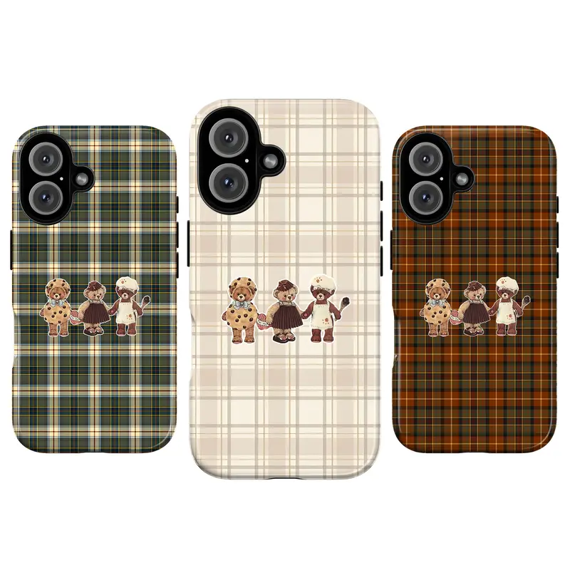 【美品】CASETiFY Teddy Bear Plaid iPhone17用 casetify teddy bear case - TikTok Shop