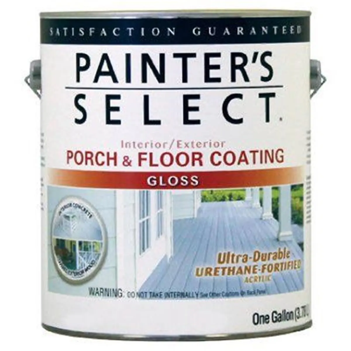 212 MAIN 1 gal Urethane-Fortified Exterior Concrete Porch & Floor Coating, Medium Gray, Semi-Gloss Finish, Easy Cleanup, Low Odor Formula, Quick Dry, Touch Wear Resistant