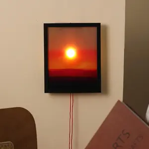 Sunset Lifting Lamp, Creative Wall Light, Gift for Men & Women, Perfect for Christmas, Wedding, Living Room, Bedroom, Party Decor, Home Decor, Valentine's Day