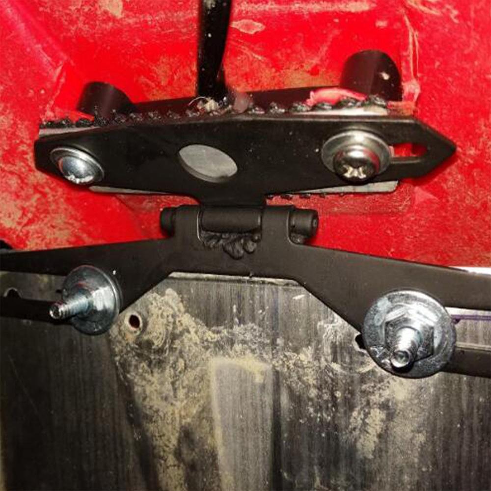 Adjustable Motorcycle License Tidy Plate Mount Bracket Rear Tail Mount Flip Up Universal