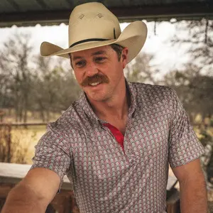 Vexil Brand - Western Pearl Snap Polo - Native Arrows | Red, Polo 3D Golf, Style 3D Polo Golf,Gifs For Him And Her,Funny 3D Golf