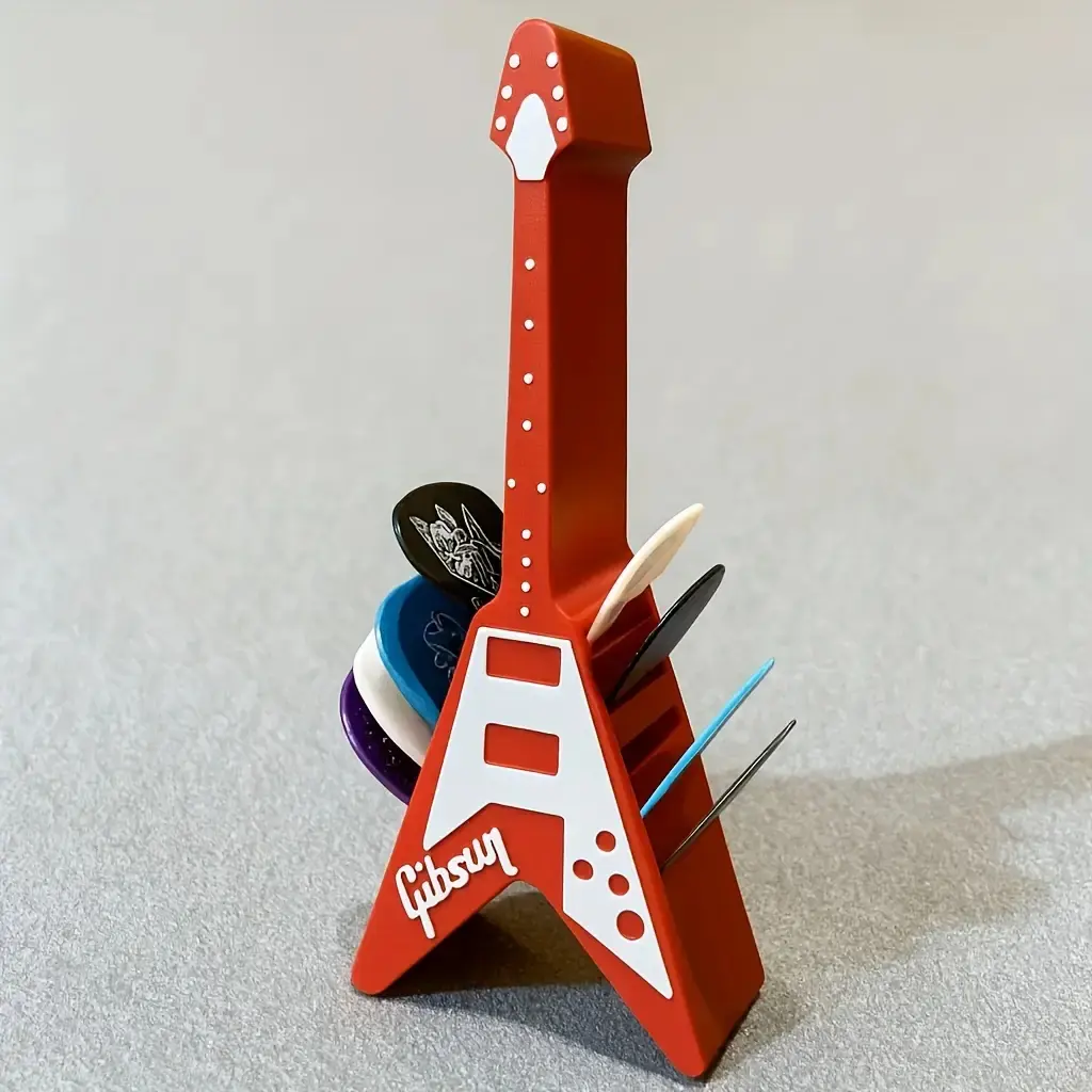 Guitar Pick Holder Organizer, Durable Guitar Picks Storage Case, Perfect Gift for Guitarists & Music Lovers, Ideal for Electric Guitars